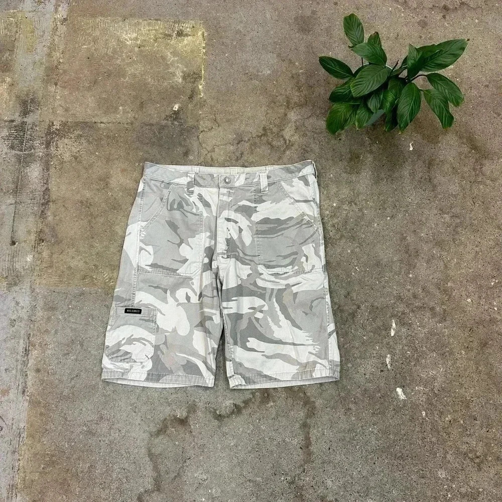 Vintage Wrangler White Camouflage  Reversible Cargo Shorts